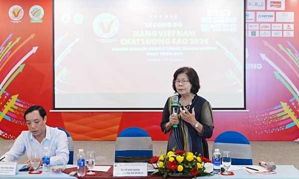 16 doanh nghiệp lần đầu được bình chọn Hàng Việt Nam chất lượng cao 2024