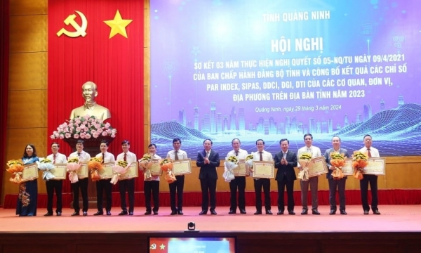 Hạ Long cải cách hành chính tốt nhất tỉnh Quảng Ninh