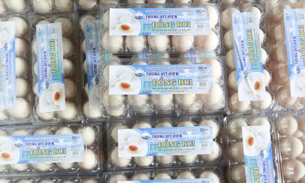 Trứng vịt biển Đồng Rui được tôn vinh là sản phẩm nông nghiệp tiêu biểu