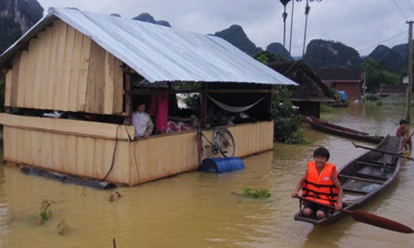 People in flood-prone areas feel more secure with floating houses