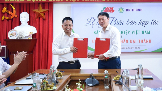 Vietnam Agriculture News signs MoU with Dai Thanh JSC for the green and sustainable agriculture