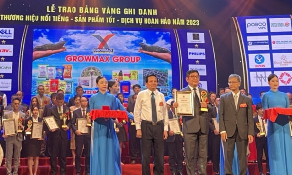 GrowMax ranks in the top 10 Good Vietnamese Products for Consumer benefits for 3 consecutive years
