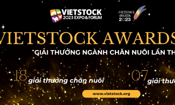 Vietstock Awards 2023 has 18 livestock awards and 7 fisheries awards