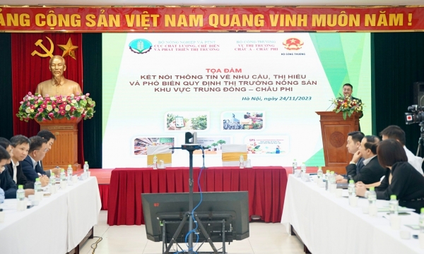 Middle East and Africa exhibit promise for Vietnamese agricultural products