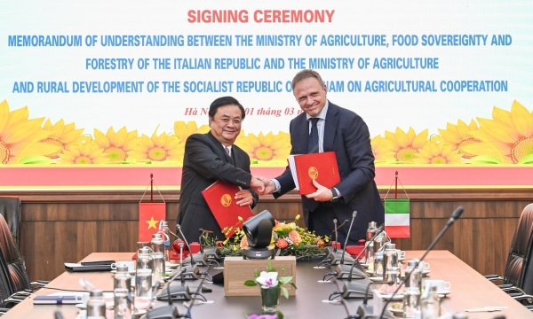 Vietnam and Italy commit to delivering high-quality agricultural products to the world