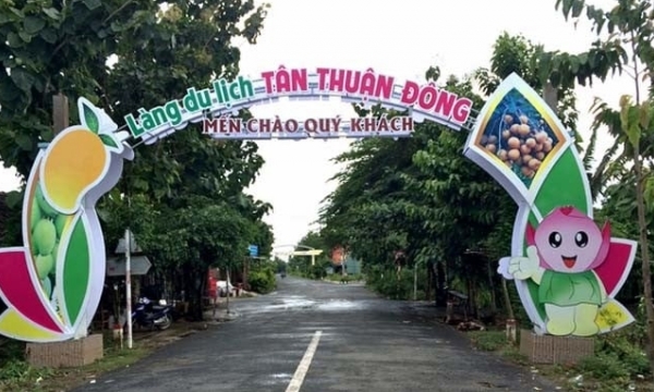 Xã Tân Thuận Đông đạt chuẩn nông thôn mới nâng cao