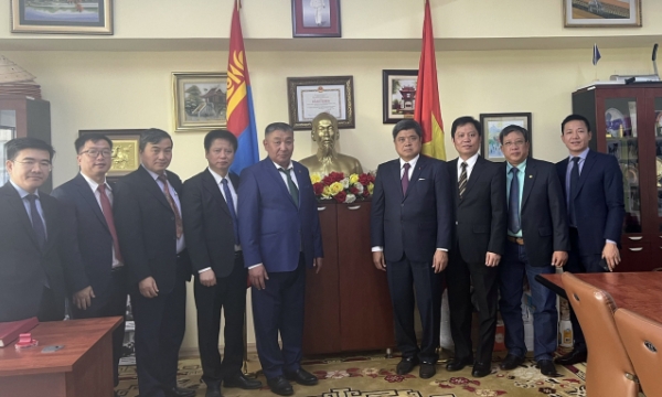 Collaboration with Mongolia to organize a leather and handicrafts exhibition