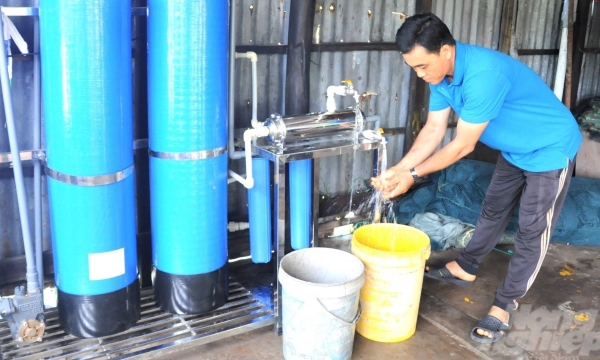 Technological solution for household water supply in small communities