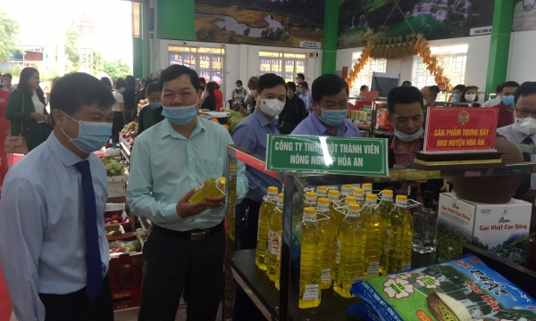 Khai trương Trung tâm phân phối sản phẩm nông nghiệp Cao Bằng