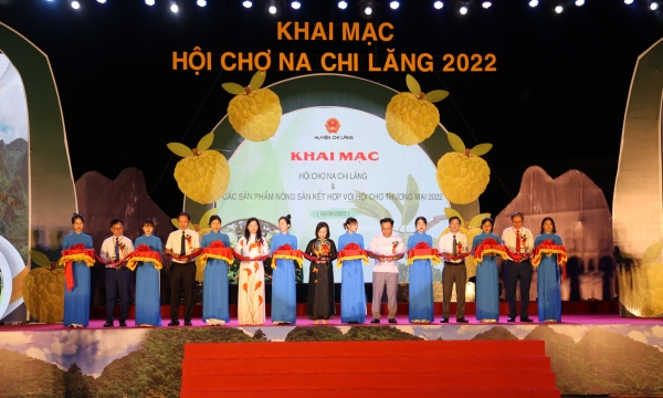 Lạng Sơn tổ chức Lễ khai mạc hội chợ na Chi Lăng 2022