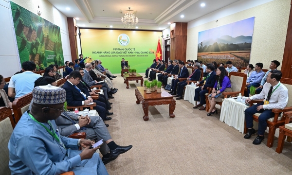 Đại sứ, Bộ trưởng các nước đặc biệt ấn tượng với lúa gạo Việt Nam