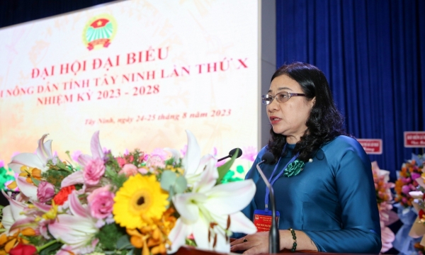 Bà Lê Thị Ngọc Yến đắc cử Chủ tịch Hội Nông dân tỉnh Tây Ninh
