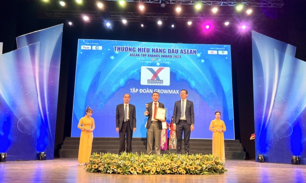 GrowMax vào 'Top 10 Thương hiệu hàng đầu ASEAN 2023'