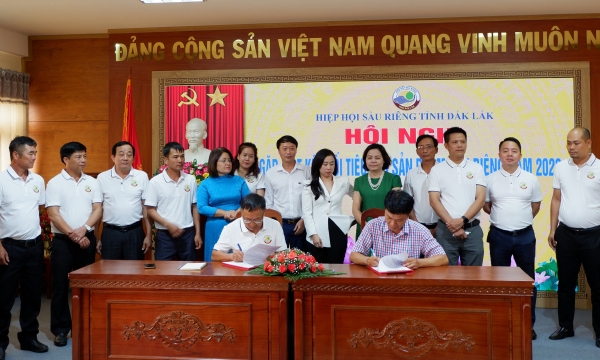 Báo Nông nghiệp Việt Nam hỗ trợ truyền thông cho Hiệp hội Sầu riêng Đắk Lắk