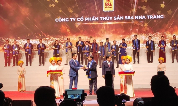Nước mắm 584 Nha Trang 5 kỳ liên tiếp đạt Giải thưởng Sao Vàng đất Việt