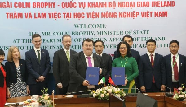 Vietnam strengthens cooperation on scientific training and research with Ireland