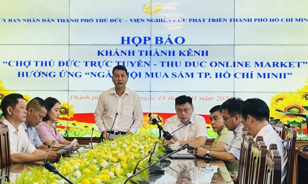 Ra mắt kênh 'Chợ Thủ Đức trực tuyến - Thu Duc Online Market'