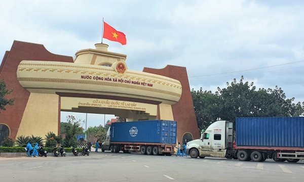 Xuất nhập khẩu hàng hoá qua Quảng Trị tăng 66%