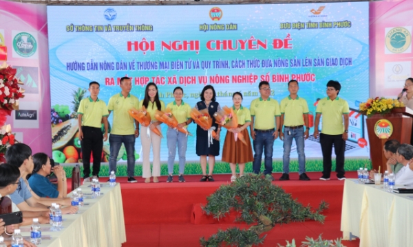 Ra mắt hợp tác xã dịch vụ nông nghiệp số Bình Phước