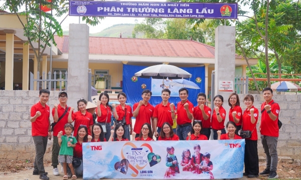 TNS Holdings chung tay cải tạo điểm trường tại Lạng Sơn