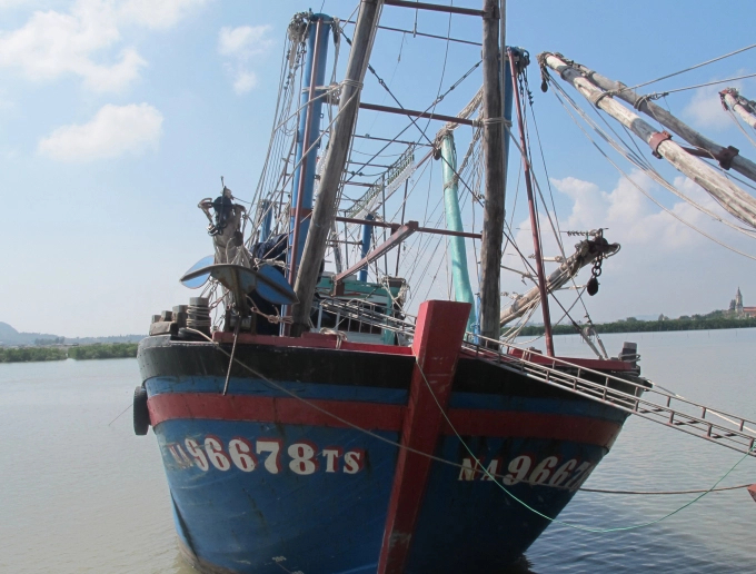 Relevant agencies are seeking solutions to help fishermen return bank loans. Photo: Viet Khanh.