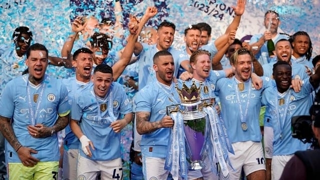 Man City nhận thưởng 'khủng' khi vô địch Ngoại hạng Anh