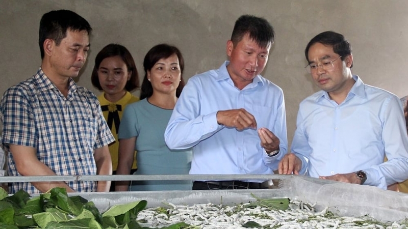 2 tỉnh Lào Cai và Yên Bái trao đổi kinh nghiệm xây dựng nông thôn mới