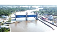Cống âu Rạch Mọp vận hành ra sao để ‘giữ chân’ nguồn nước ngọt?