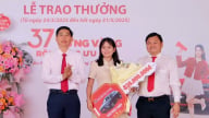 Khách hàng Agribank Kiên Giang II trúng xe ô tô hơn 800 triệu đồng