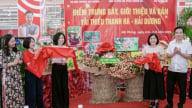 Vải thiều Thanh Hà lên kệ siêu thị GO! Hải Phòng