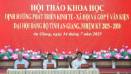 Góp ý chiến lược cho An Giang phát triển bền vững giai đoạn 2025-2030