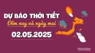 Dự báo thời tiết ngày mai 2/5/2025 mới nhất
