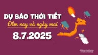 Dự báo thời tiết ngày mai 8/5/2025 mới nhất