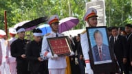 Trang trọng lễ an táng nguyên Chủ tịch nước Trần Đức Lương tại quê nhà