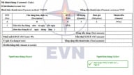 Triển khai mẫu hóa đơn tiền điện mới từ 1/6