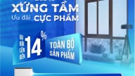 Khách hàng miền Trung - miền Nam nhận ưu đãi kép từ Eurowindow