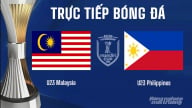 Trực tiếp Malaysia vs Philippines giải U23 ĐNÁ 2025 trên VTV7 hôm nay 15/7