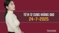 Tử vi 12 cung hoàng đạo ngày 24/7/2025: Kim Ngưu được quý nhân giúp đỡ