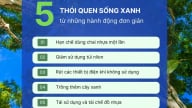 Petrolimex và thông điệp ‘5 thói quen sống xanh’
