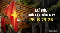 Tin thời tiết hôm nay 25/8/2025 mới nhất