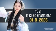 Tử vi 12 cung hoàng đạo ngày 1/9/2025: Xử Nữ, Bảo Bình gặp nhiều may mắn
