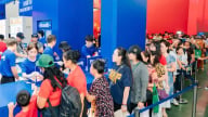 Không gian trưng bày và trải nghiệm của Vinamilk thu hút đông đảo khách tham quan