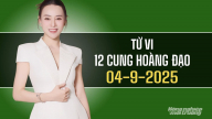 Tử vi 12 cung hoàng đạo ngày 4/9/2025: Cự Giải khởi sắc, Ma Kết suôn sẻ