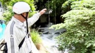 Công an kiểm tra nguồn nước suối Bà Lúa nổi bọt trắng