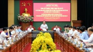 Đoàn công tác Bộ Chính trị làm việc với Tỉnh ủy Thái Nguyên, Bắc Kạn