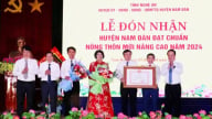 Nam Đàn - huyện đầu tiên của Nghệ An đạt chuẩn nông thôn mới nâng cao