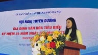 Hà Nội tôn vinh 80 gia đình văn hóa tiêu biểu