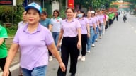 Thái Nguyên: Hơn 40.000 người tham gia sự kiện 'Cùng Việt Nam tiến bước'
