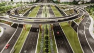 Phân luồng thi công nút giao Đại lộ Thăng Long và đường Vành đai 3,5