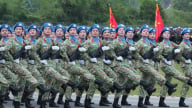 Lực lượng diễu binh diễu hành tổng hợp luyện lần thứ ba